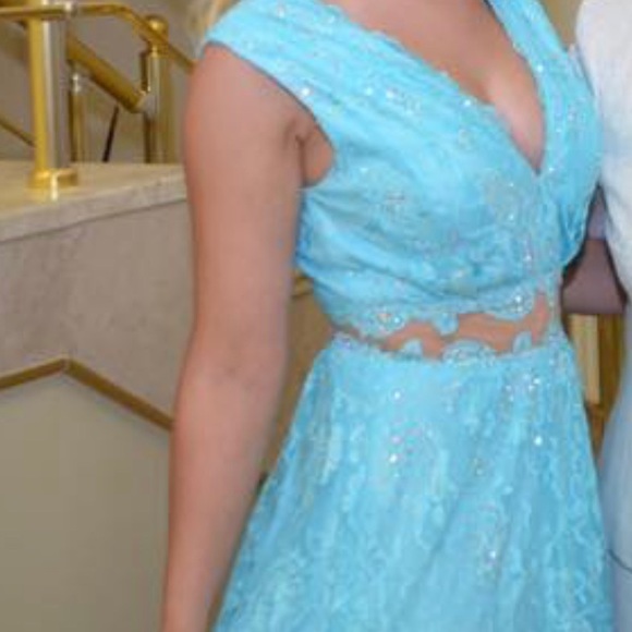 SkyBlue Jovani Dress - Picture 2 of 4